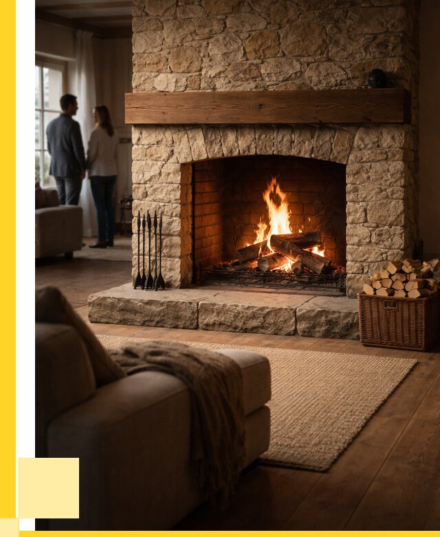 Открытые камины под ключ в Конаково от 152055 р. ЭриданКнк