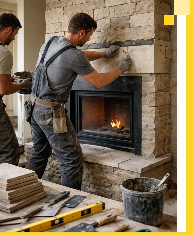 Проектирование и установка открытых каминов в Конаково