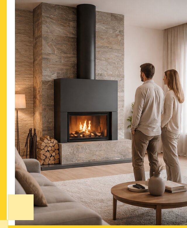 Закрытые камины под ключ в Конаково от 121644 р., ЭриданКнк