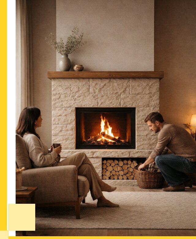 Камины для дома в Конаково под ключ от 152055 р. | ЭриданКнк