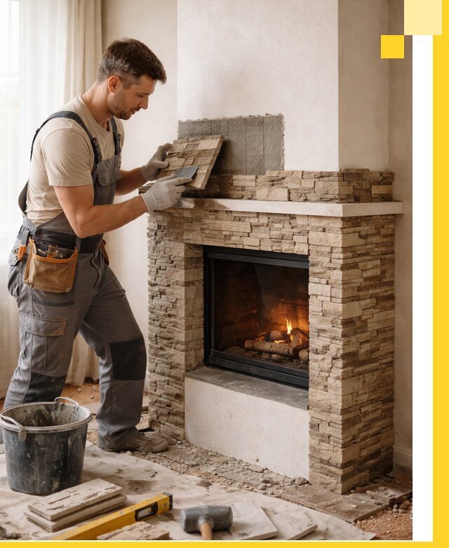 Изготовление и монтаж каминов для дома под ключ в Конаково