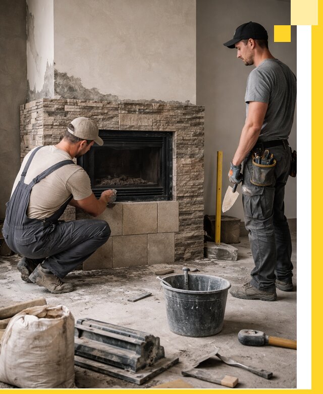 Камины под ключ в Конаково: проект, изготовление и монтаж