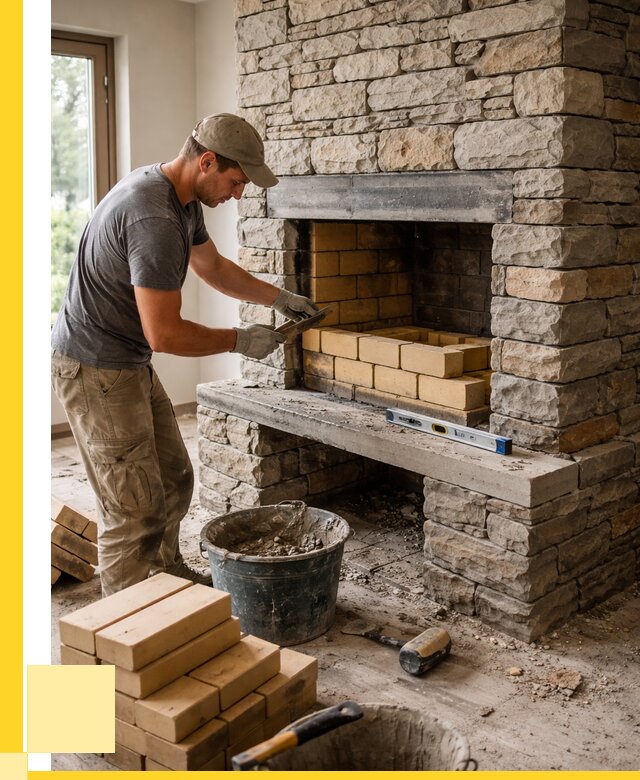 Кладка каминов и камина в Конаково от 25343 р. ЭриданКнк