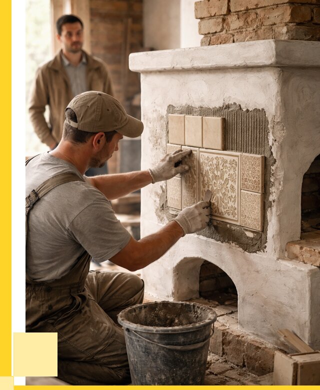 Отделка печей и банных печей в Конаково от 35480 р. | ЭриданКнк