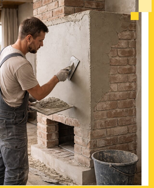 Отделка печей и облицовка каминов в Конаково под ключ