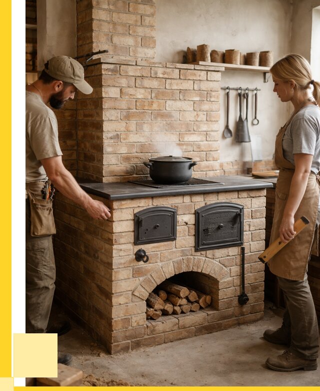 Варочно отопительные печи в Конаково от 91233 р. | ЭриданКнк