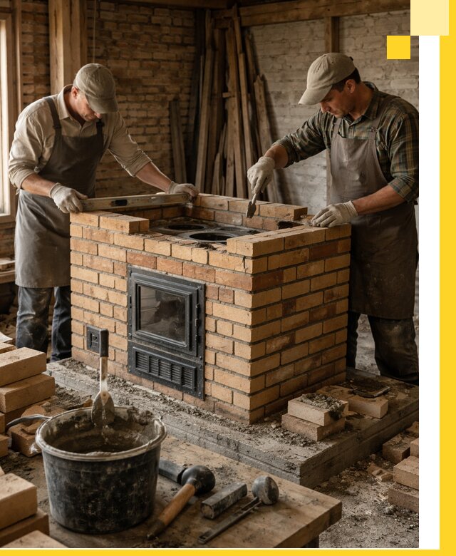 Изготовление и установка варочных печей под ключ в Конаково