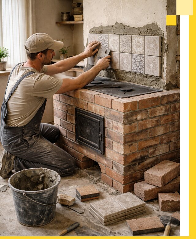 Печи с плитой на заказ монтаж гарантия и сервис в Конаково