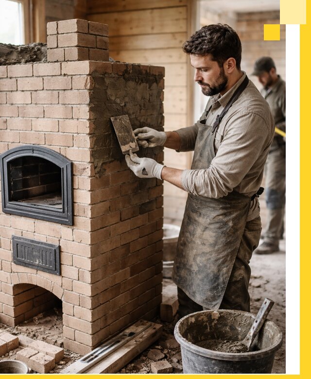 Изготовление и установка печей-шведок под ключ в Конаково