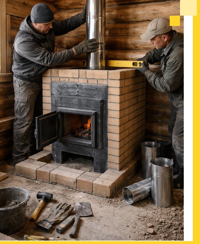 Проектирование, изготовление и установка банных печей в Конаково