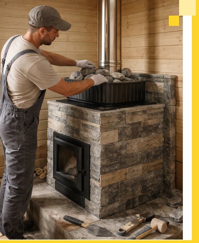 Печи для парной в Конаково, производство, монтаж и обслуживание