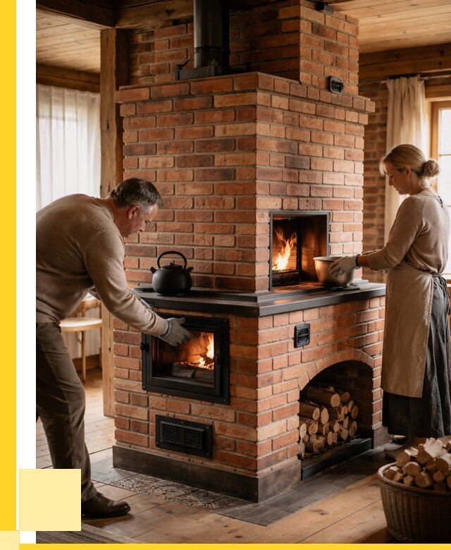 Печи для загородного дома под ключ в Конаково от 81096 р. | ЭриданКнк