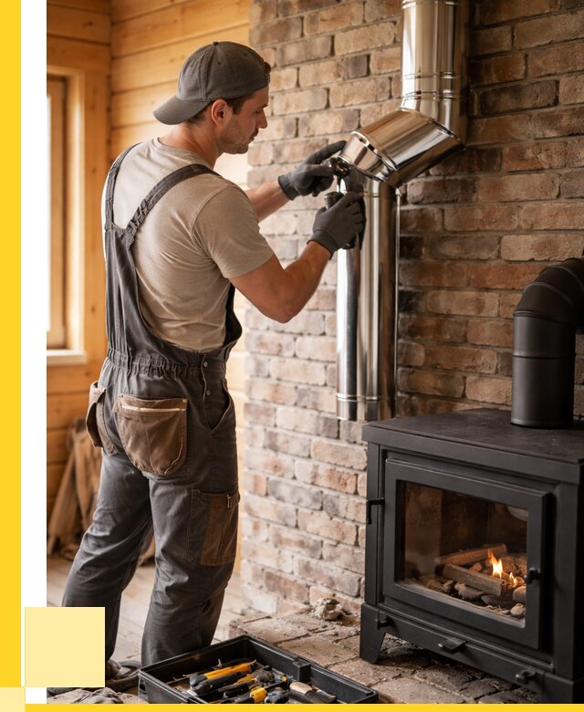 Монтаж дымоходов для печей в Конаково от 7603 р. | ЭриданКнк