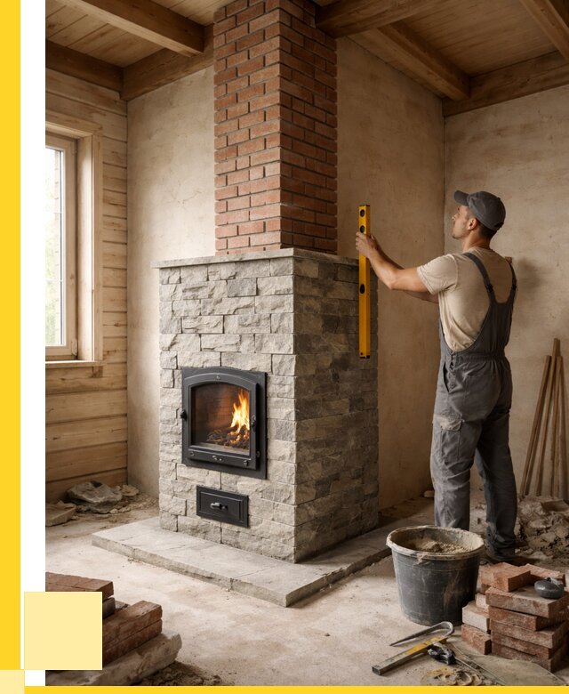 Печи и дымоходы под ключ в Конаково от 45617 р., ЭриданКнк