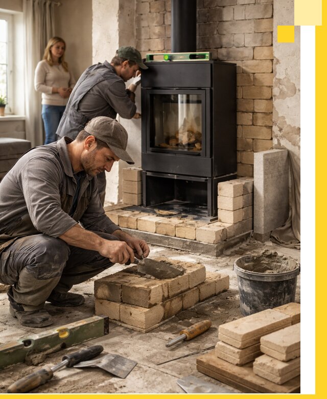 Печи и камины под ключ: проект, установка в Конаково