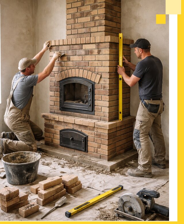 Продажа и установка печей и каминов для дома под ключ в Конаково