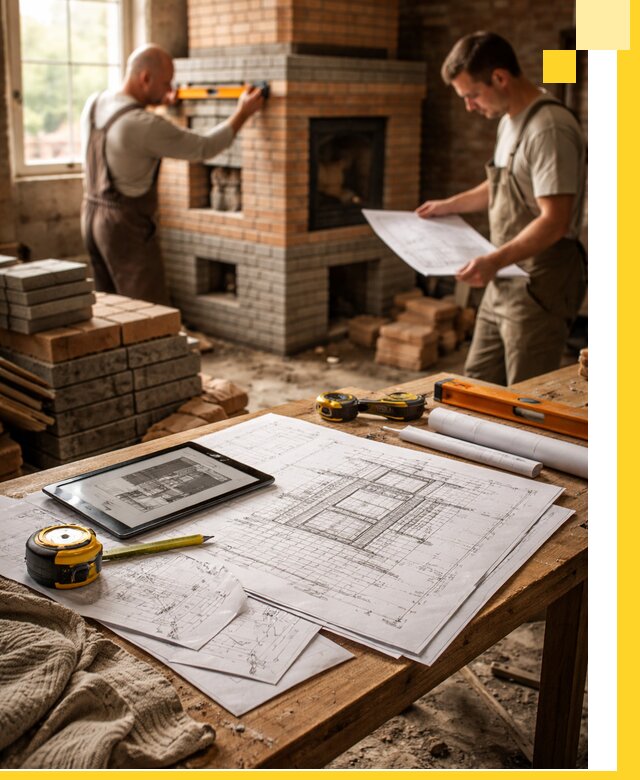 Проекты печей и каминов с индивидуальным дизайном в Конаково