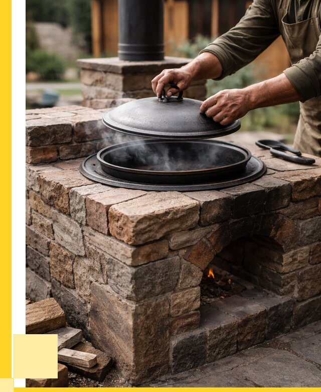 Печи для казана в Конаково по цене от 18247 р. | ЭриданКнк