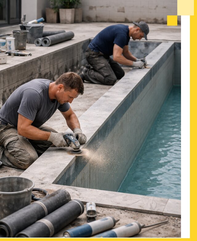 Профессиональный ремонт бассейнов под ключ в Конаково