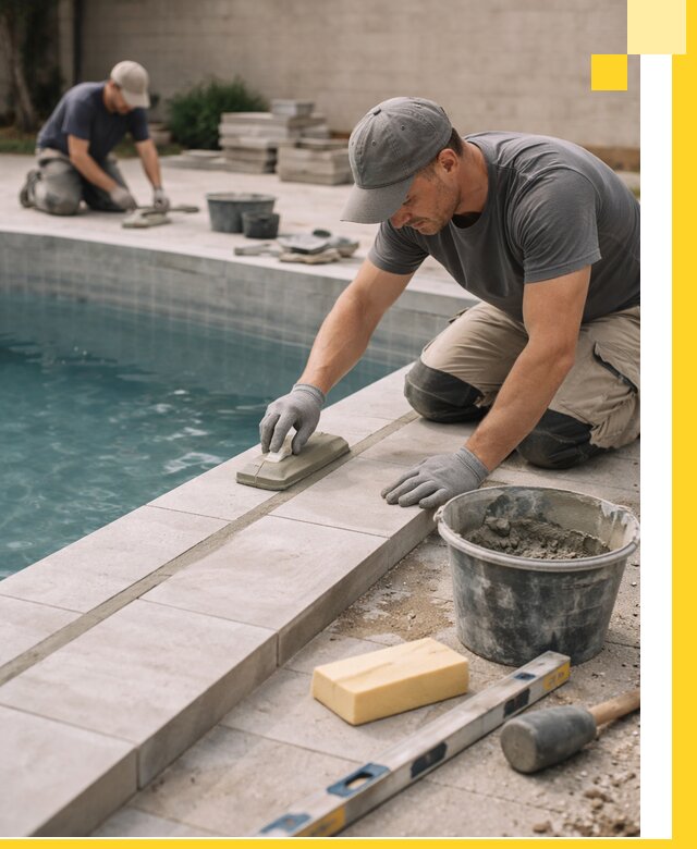 Отделка бассейнов в Конаково: декоративная отделка и гидроизоляция