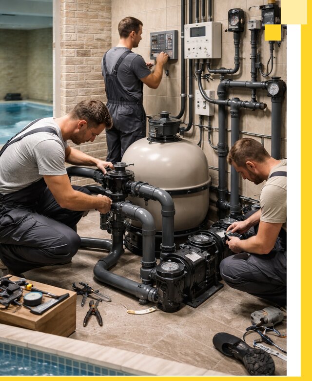 Комплексное оборудование для бассейнов под ключ в Конаково