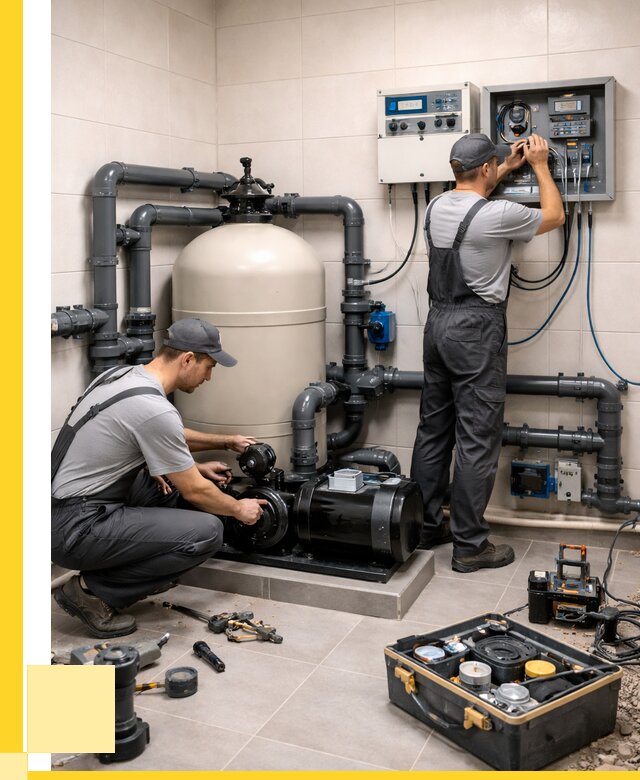 Монтаж оборудования для бассейнов в Конаково от 40548 р. | ЭриданКнк