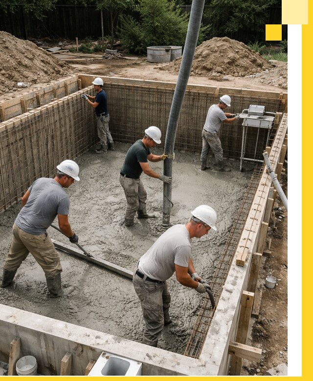 Строительство бетонных бассейнов под ключ в Конаково