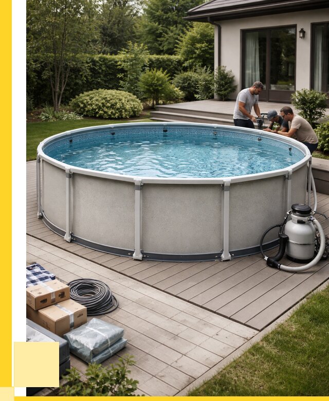 Купить каркасные бассейны в Конаково от 45617 р. | ЭриданКнк