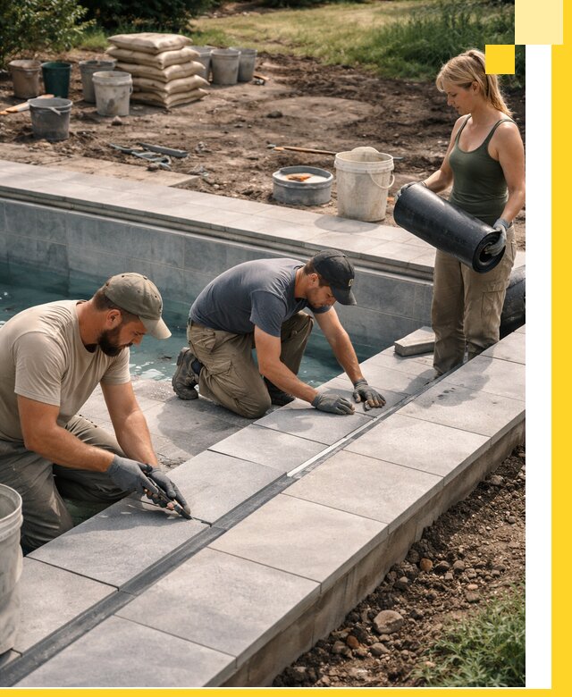 Строительство и монтаж уличных бассейнов под ключ в Конаково