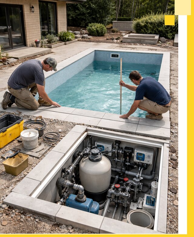 Строительство качественных домашних бассейнов под ключ в Конаково