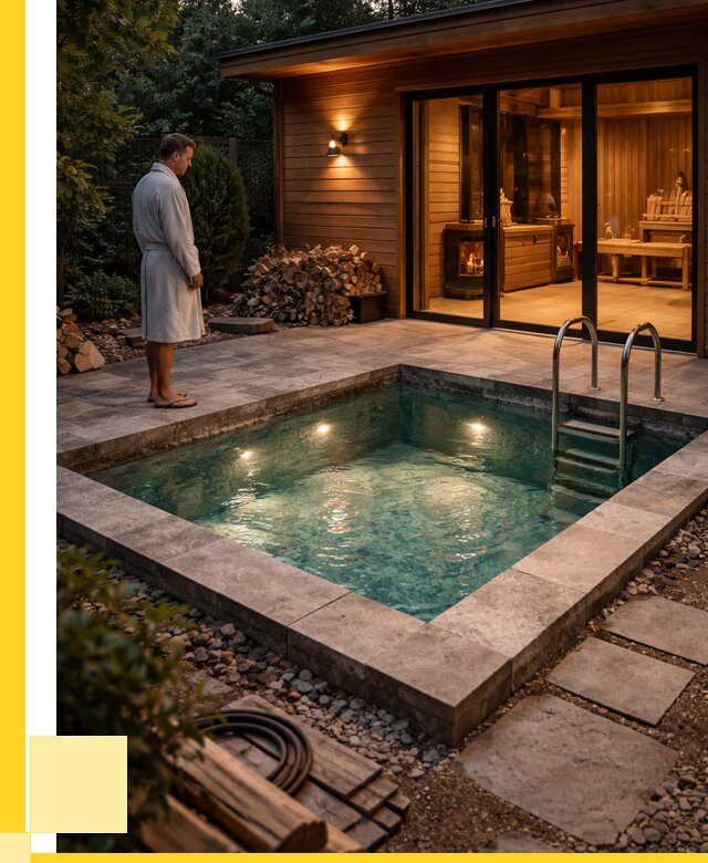 Бани с бассейном под ключ в Конаково от 96302 р. | ЭриданКнк