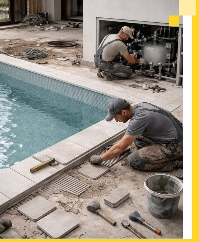 Строительство и монтаж бассейнов в коттедже в Конаково