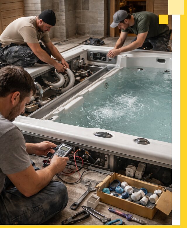 Гидромассажные бассейны под ключ в Конаково, дизайн и монтаж