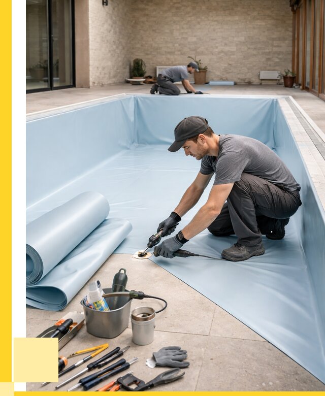 Пленка ПВХ для бассейнов в Конаково от 2534 р. | ЭриданКнк