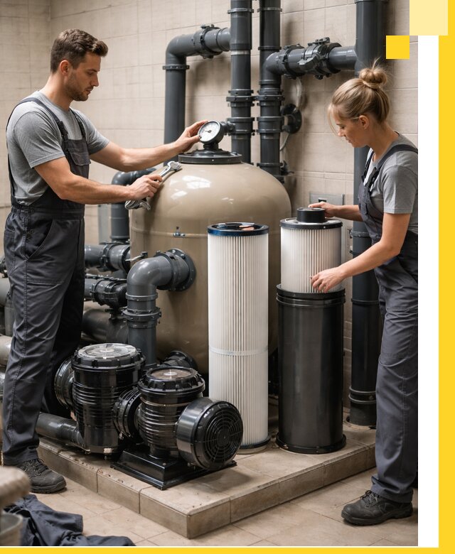 Фильтры и системы фильтрации для бассейнов в Конаково