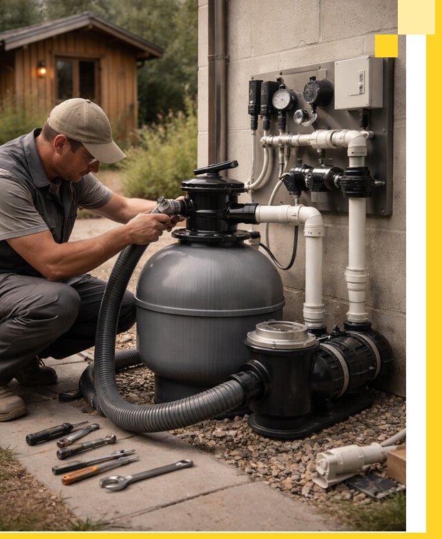 Продажа и монтаж фильтров и насосов для бассейнов в Конаково