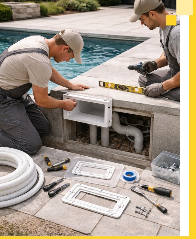 Поставка и установка скиммеров для бассейнов в Конаково