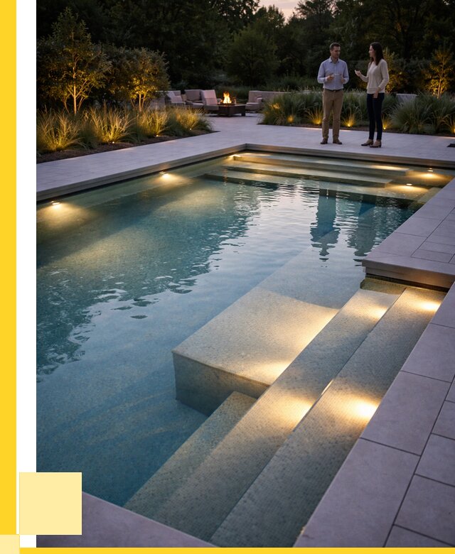 Освещение бассейнов в Конаково под ключ от 25343 р. | ЭриданКнк