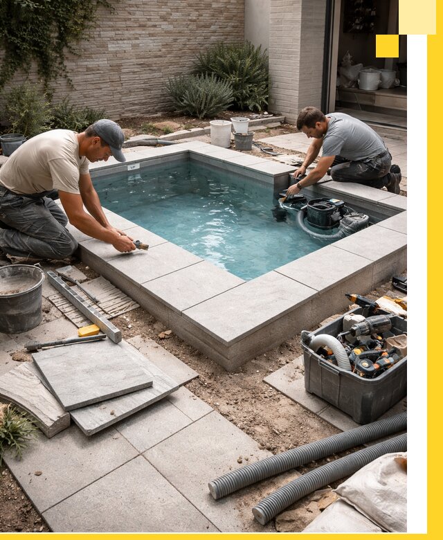 Мини бассейны под ключ в Конаково, дизайн и установка