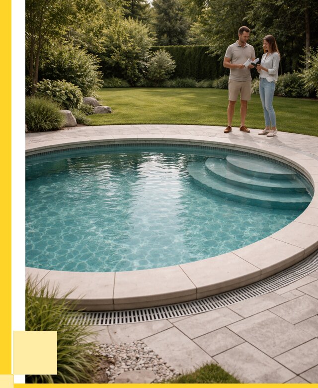 Круглые каркасные бассейны купить в Конаково от 253425 р. | ЭриданКнк