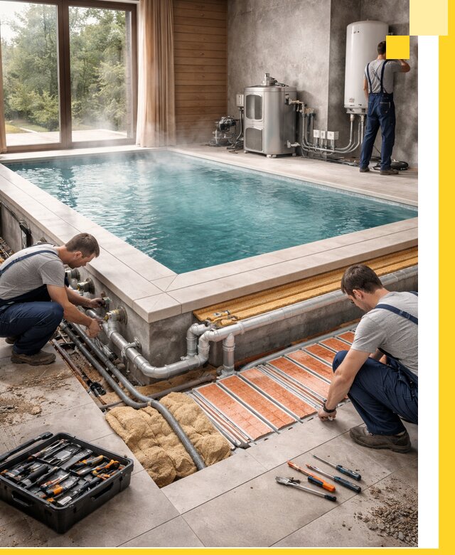 Проектирование и строительство тёплых бассейнов в Конаково