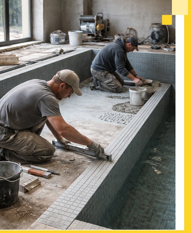 Строительство бассейна в частном доме в Конаково под ключ