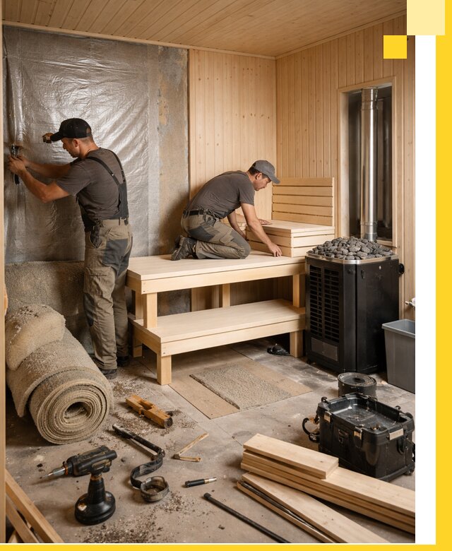 Проекты саун под ключ в Конаково дизайн и строительство