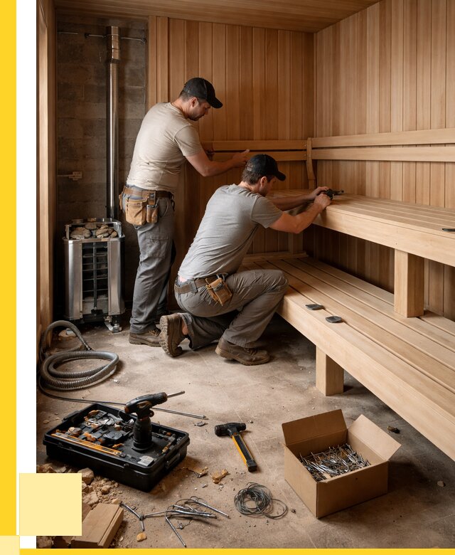 Монтаж саун под ключ в Конаково от 121644 р. | ЭриданКнк