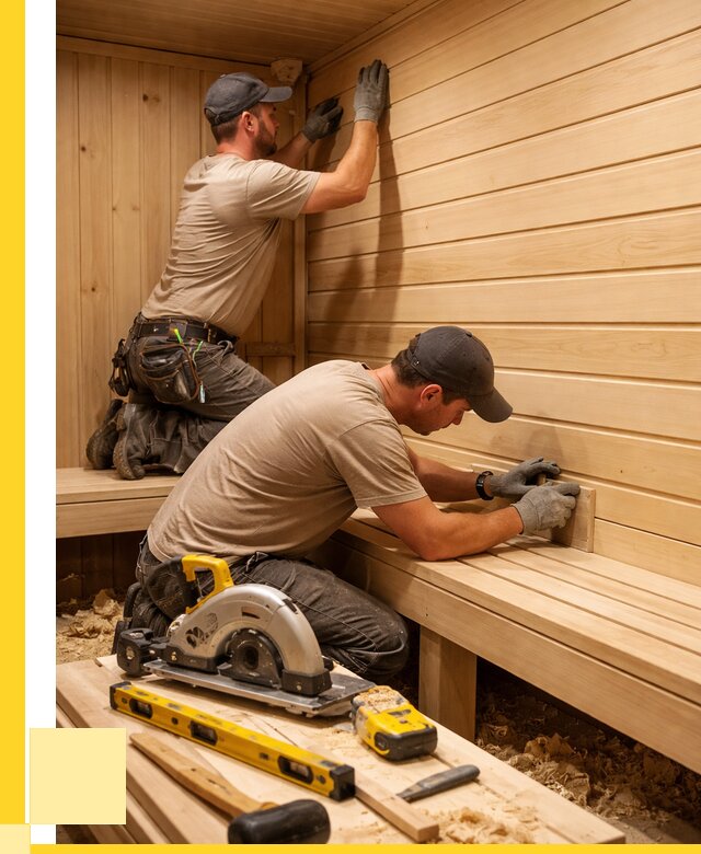 Обшивка саун вагонкой в Конаково от 2534 р. | ЭриданКнк