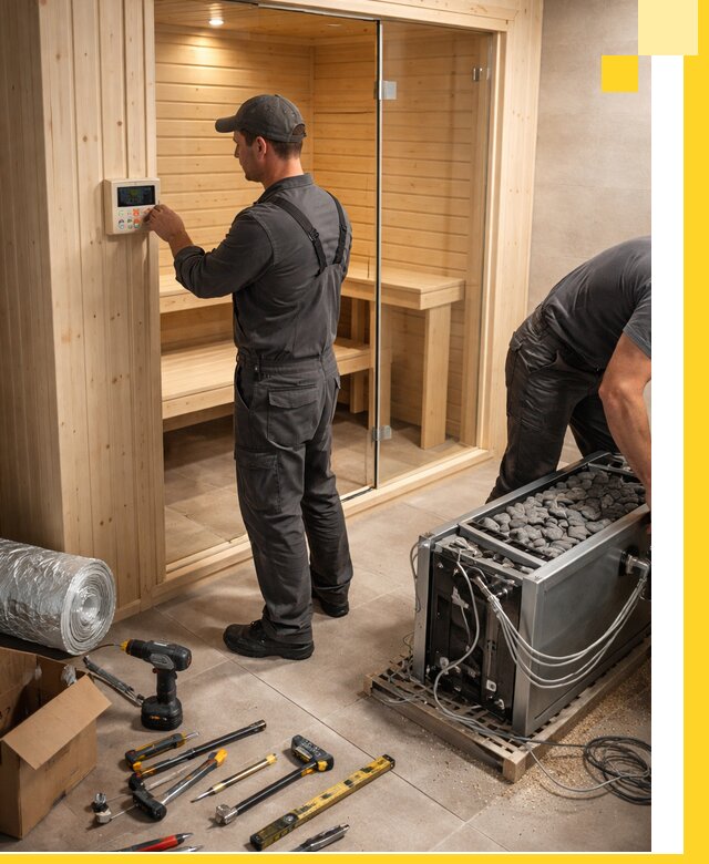 Поставка, установка и монтаж электрических саун в Конаково