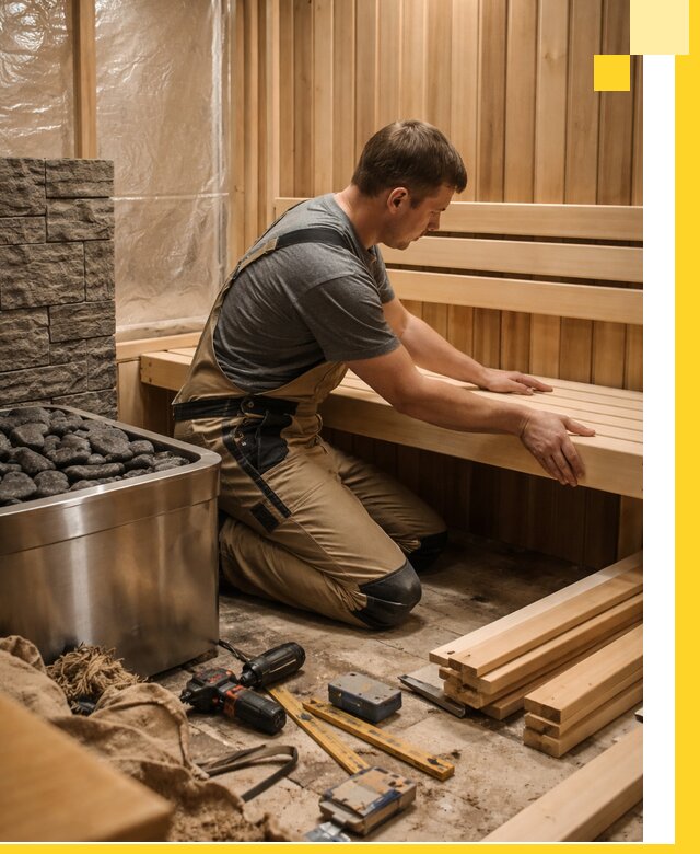 Сауны для дома под ключ с проектированием и монтажом в Конаково