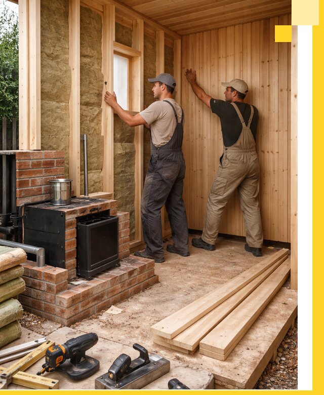 Строительство и установка дачных саун под ключ в Конаково