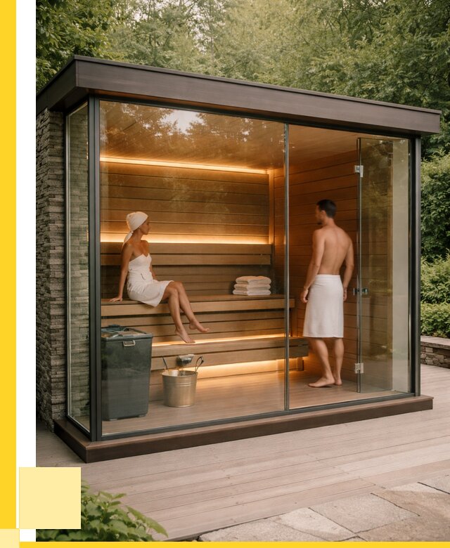 Сауна стеклянная и двери для сауны в Конаково от 253425 р. | ЭриданКнк