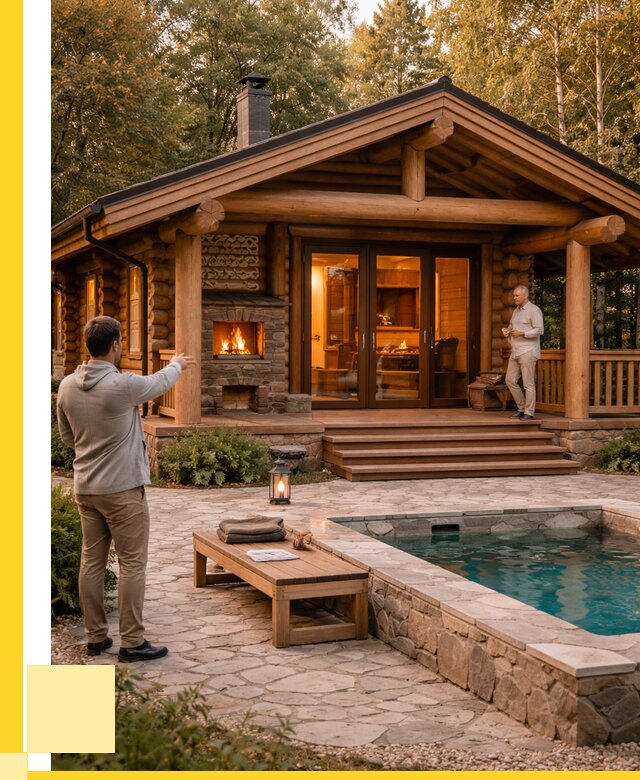 Проекты бань и хамам в Конаково от 25343 р. | ЭриданКнк